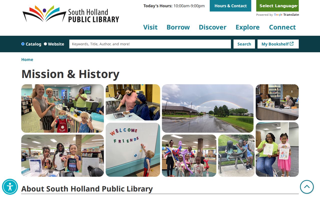 South Holland Public Library history page for local directory and genealogy research